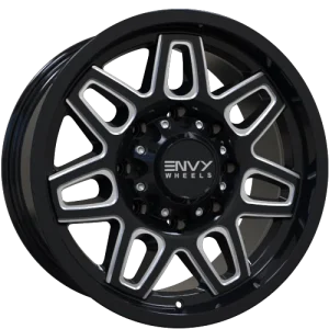 Envy Wheels – ET-2 – Black – 16″x8″ 10mm – Summer Wheels – 222BM-U16816512110